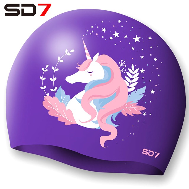 디에이치스타일 온라인 스토어 SD7 수영모 실리콘 러브리유니콘 수모 SD-TL-71
