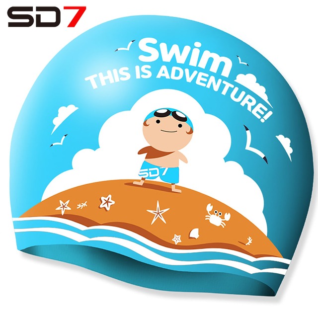 디에이치스타일 온라인 스토어 SD7 수영모 실리콘 스윔어드벤처 수모 SD-TL-68